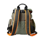 Dolce & Gabbana Military Green Patchwork Rucksack Backpack Bag BAG1482