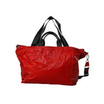 Dolce & Gabbana Red Nylon Calfskin Hand Shoulder Duffel Bag