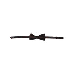 Dolce & Gabbana Red Black Floral Adjustable Neck Men Bow Tie