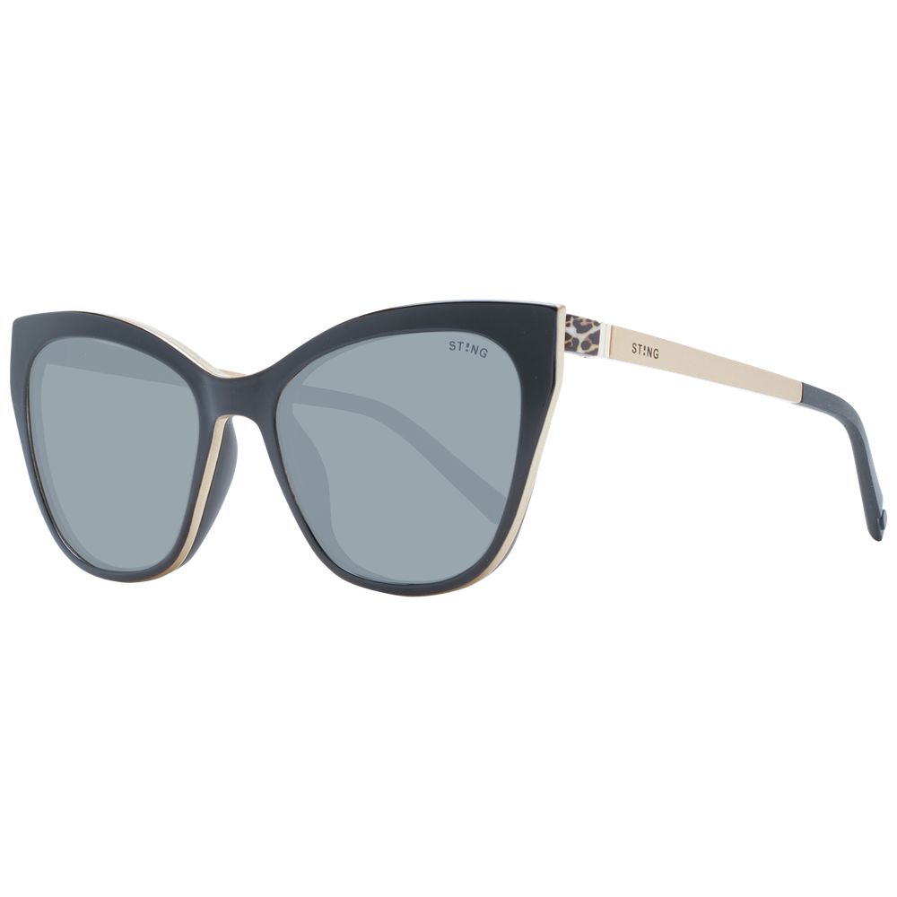 Sting Black Plastic Glasses (Frames)