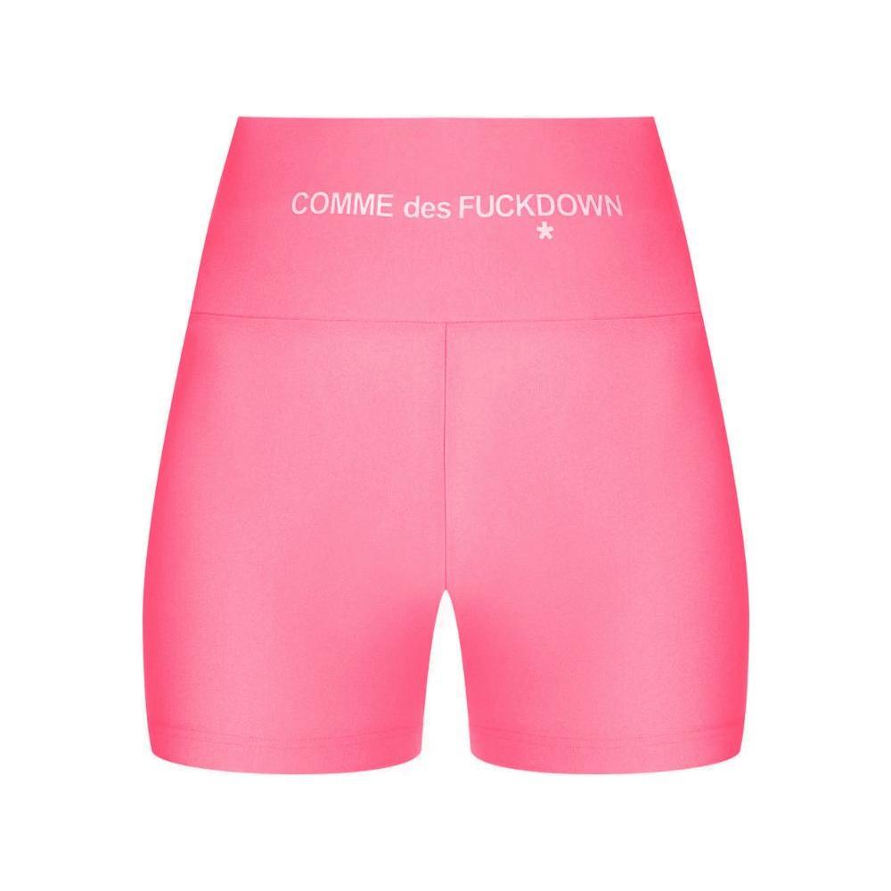 Comme Des Fuckdown Pink Polyester Short CO-13588-S