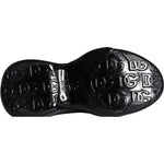 Dolce & Gabbana Black Foiled Rubber Toy Low Top Men Sneakers Shoes MV5827-44