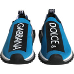 Dolce & Gabbana Blue Logo Low Top Sorrento Men Sneakers Shoes MV6073-40