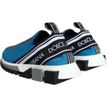 Dolce & Gabbana Blue Logo Low Top Sorrento Men Sneakers Shoes MV6073-40