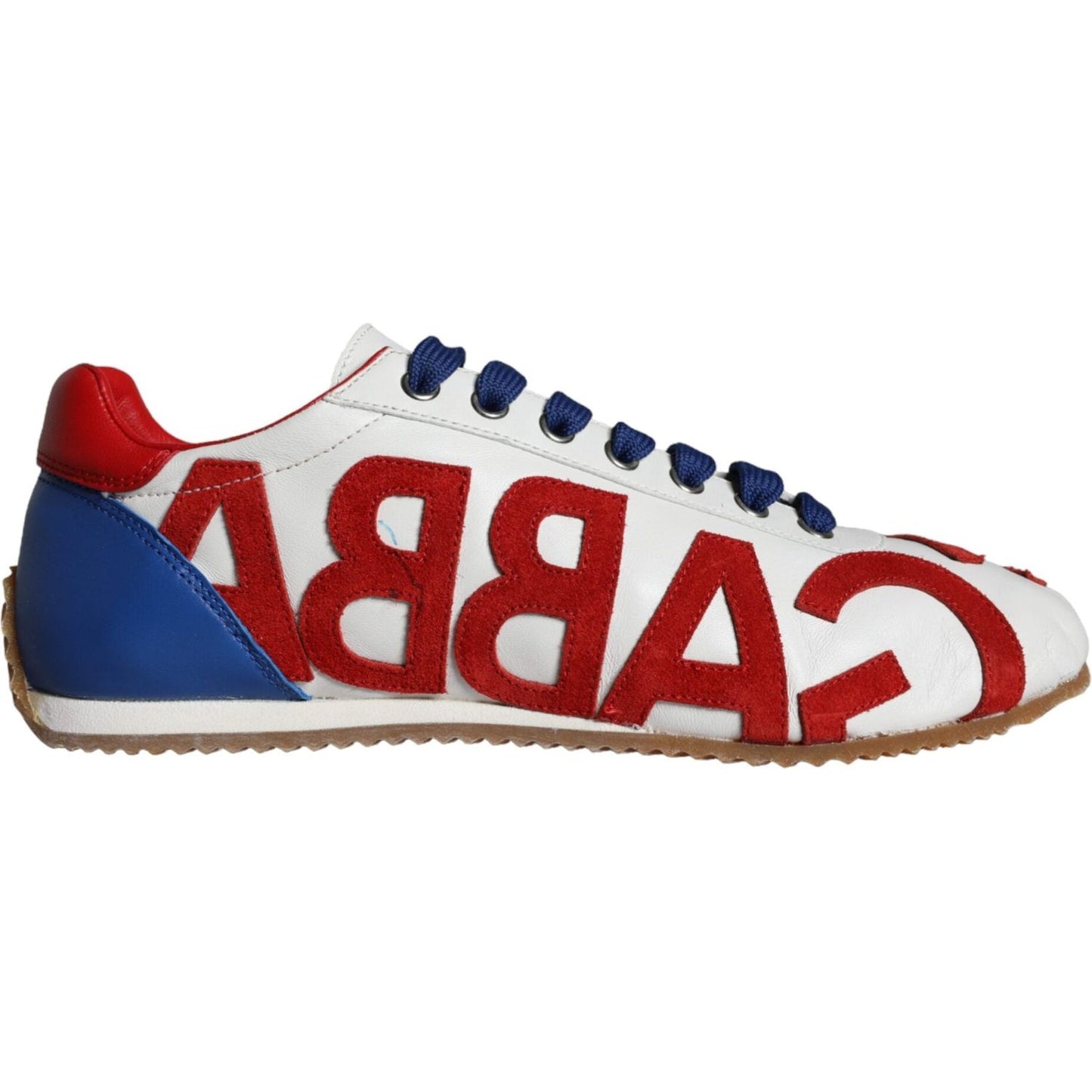 Dolce & Gabbana Multicolor Leather Logo Casual Sneakers Shoes Dolce & Gabbana Brown