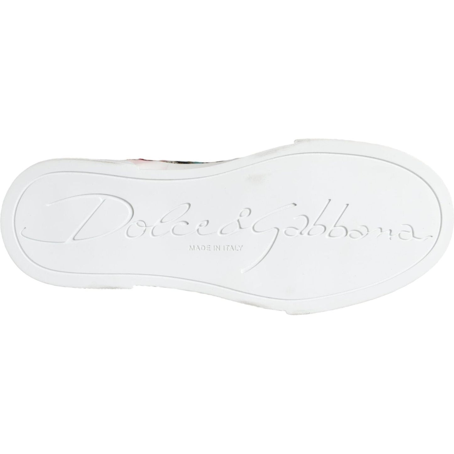 Dolce & Gabbana Multicolor Patchwork Logo High Top Sneakers Shoes Dolce & Gabbana Lavender