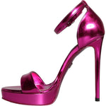 Dolce & Gabbana Fuchsia KEIRA Heels Ankle Strap Sandals Shoes LA11348-37