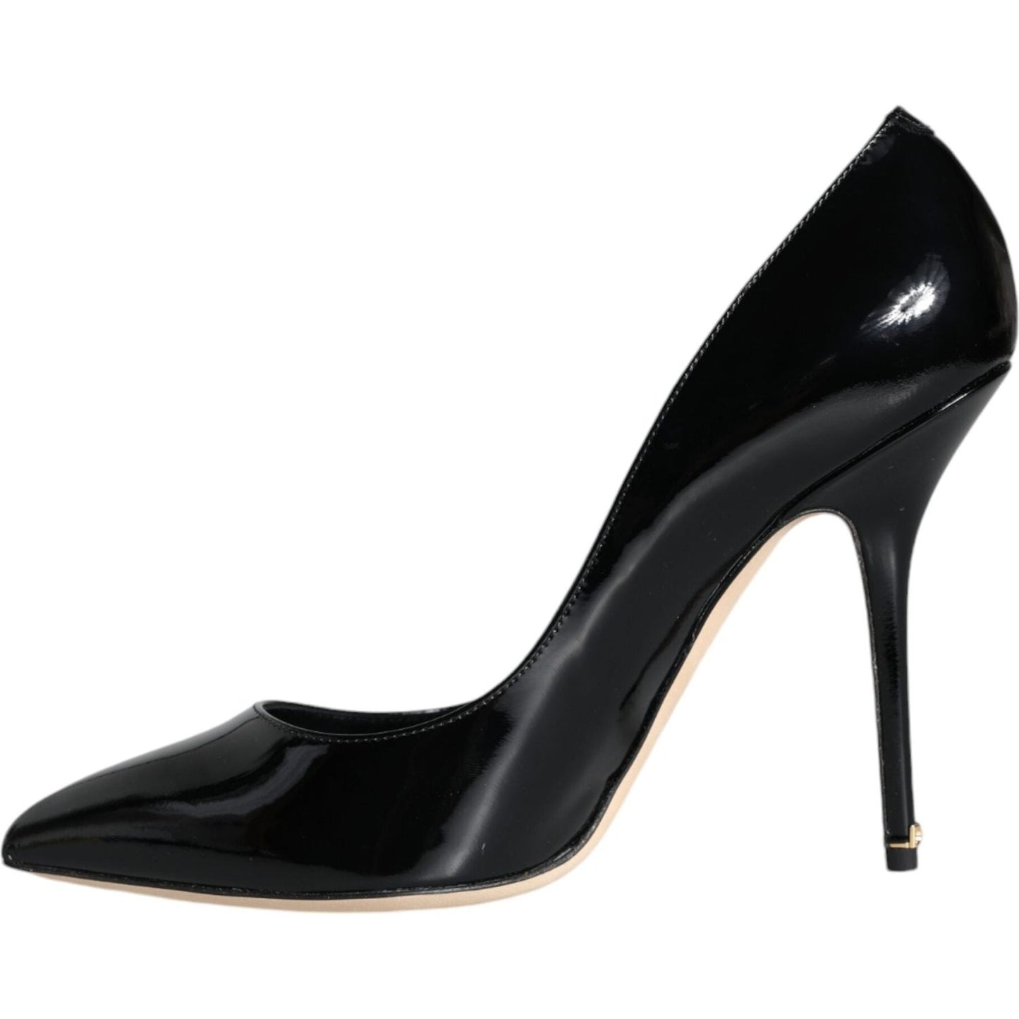 Dolce & Gabbana Black Patent Leather Bellucci Pumps Heels Shoes Dolce & Gabbana Black