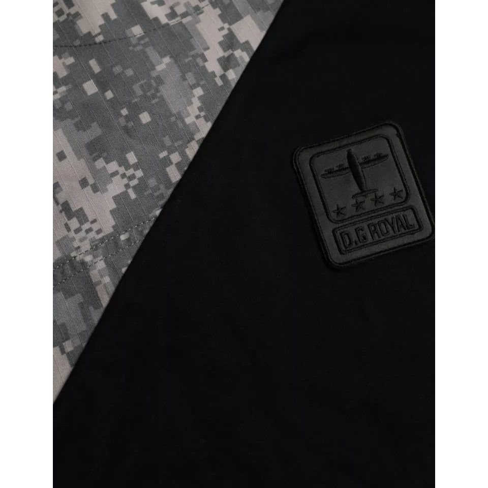 Dolce & Gabbana Multicolor Camouflage Cotton Round Neck Men T-shirt TSH86463-46
