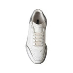 Dolce & Gabbana White Silver Daymaster Low Top Sneakers Shoes MV6061-42