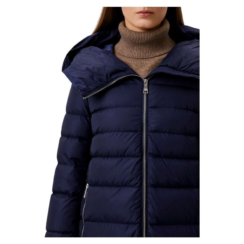 Add Blue Nylon Women Jacket AD-13777-IT42|M