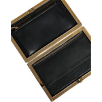 Dolce & Gabbana Multicolor Floral Gold Frame Clutch Evening Purse Bag BAG1525