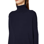 Alpha Studio Blue Silk Sweater AL-13855-IT44|L