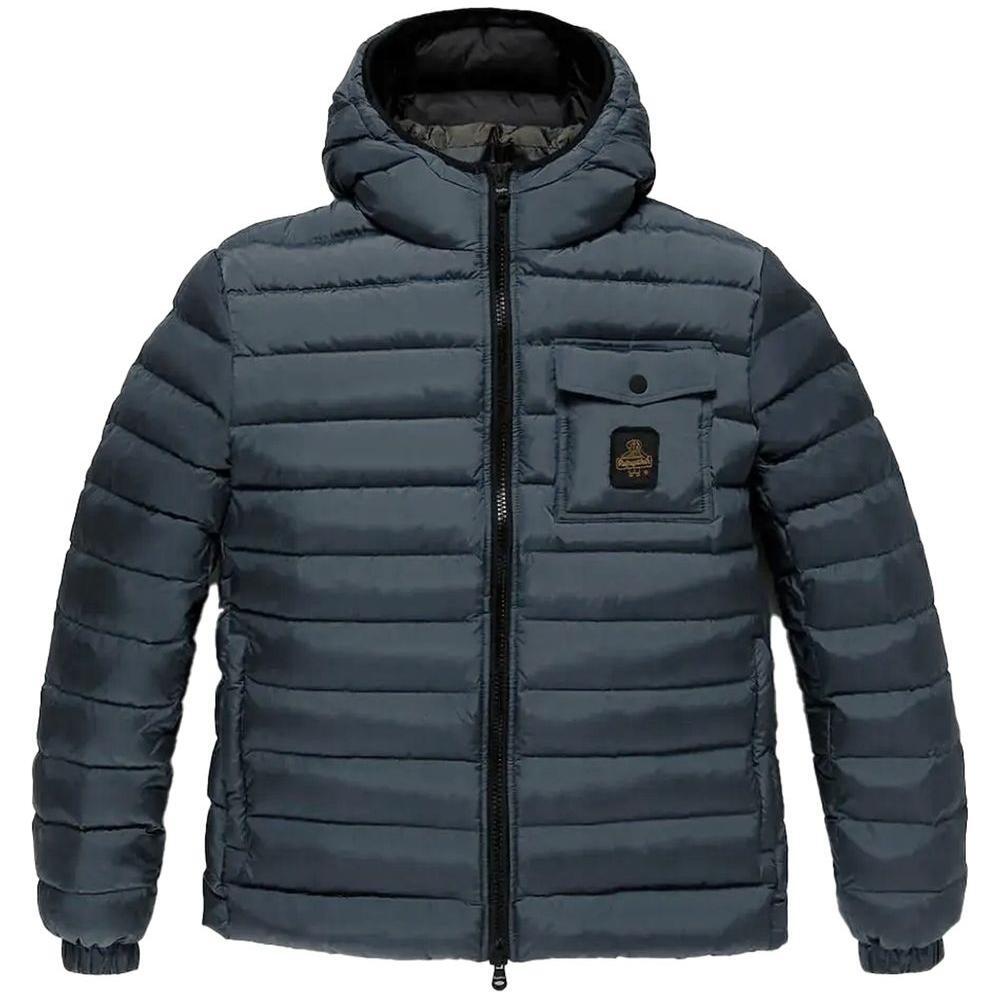 Refrigiwear Blue Nylon Men Jacket RE-13974-XL