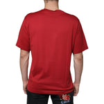 Dolce & Gabbana Red Cotton DG Logo Print Crew Neck T-shirt TSH86658-48
