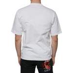 Dolce & Gabbana White Cotton DG Logo Print Casual T-shirt TSH86665-44