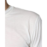 Dolce & Gabbana Off White Cotton Short Sleeves T-shirt TSH86676-44
