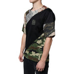 Dolce & Gabbana Multicolor Camouflage Patchwork DG Royal T-shirt TSH87087-46