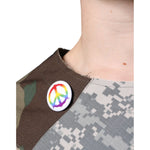 Dolce & Gabbana Multicolor Camouflage Patchwork DG Royal T-shirt TSH87087-46