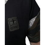 Dolce & Gabbana Multicolor Camouflage Patchwork DG Royal T-shirt TSH87087-46
