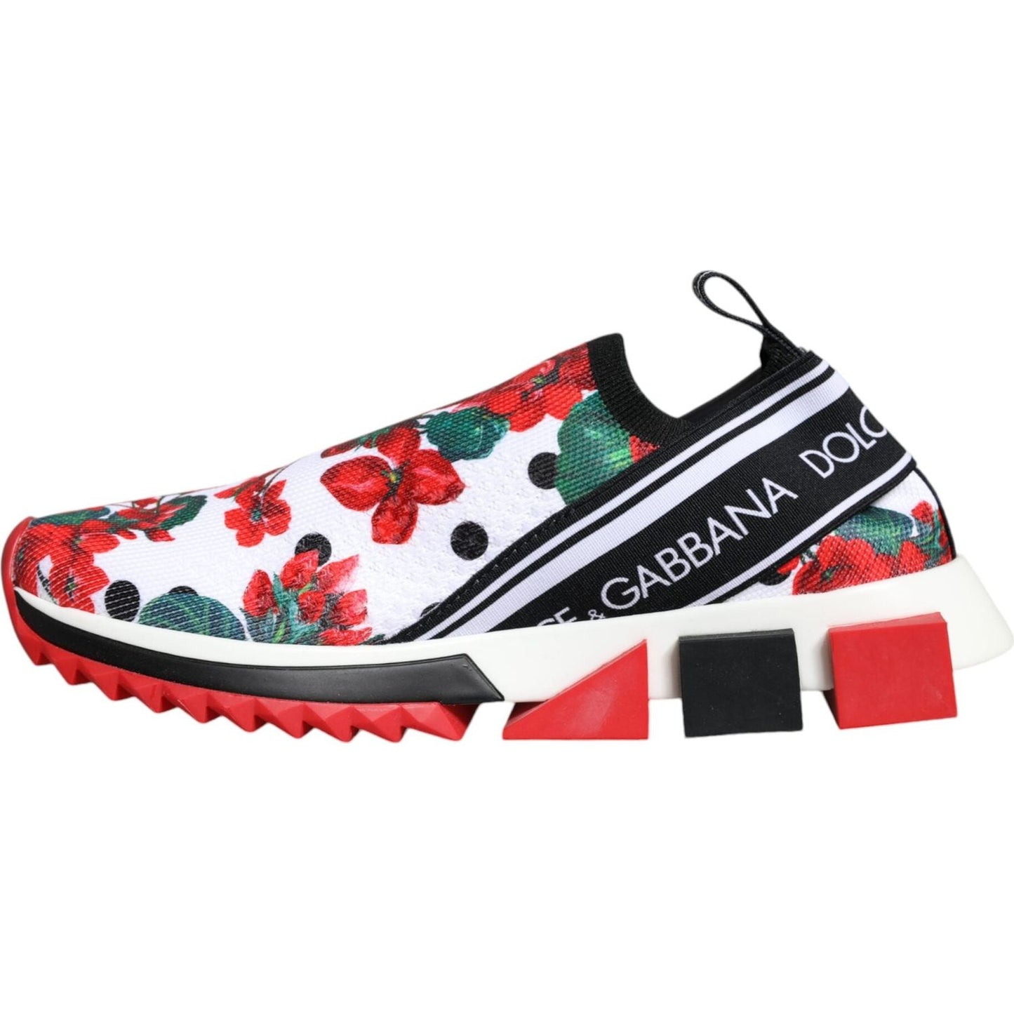 Dolce & Gabbana Multicolor Geranium Sorrento Sneakers Shoes Dolce & Gabbana Lavender
