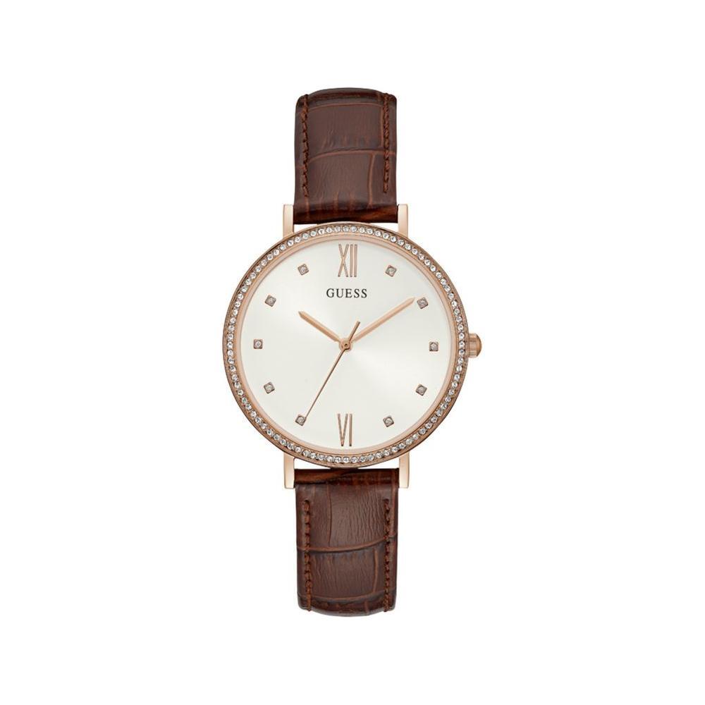 Guess Brown Leather Watch GUW1153L2AC