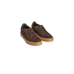 Roberto Pepe Luxury Brown Calfskin Men Sneaker RO-24746-EU40/US7