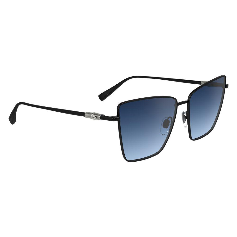 Longchamp Black Metal Sunglasses Longchamp Dim Gray