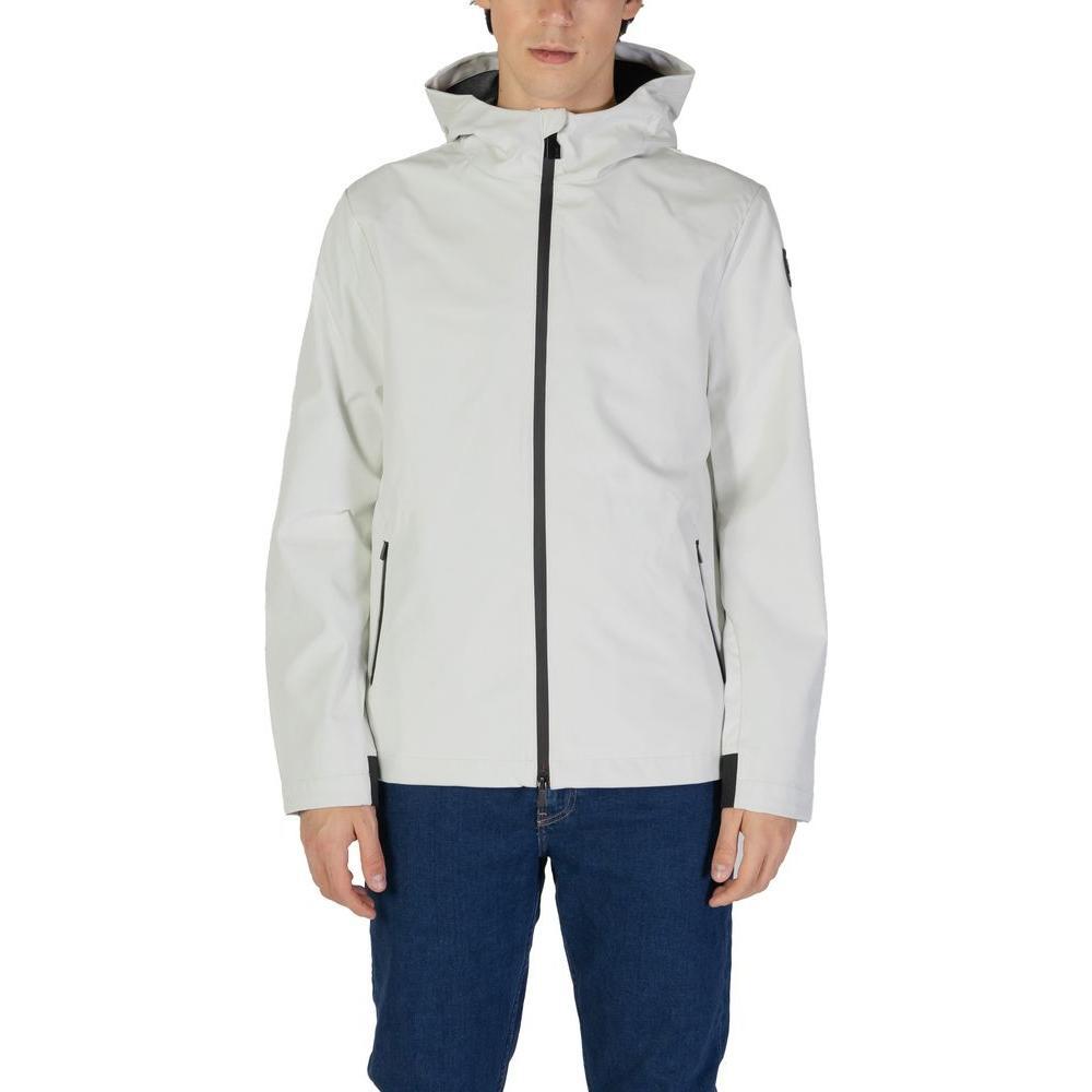 Suns Cream Polyester Jackets & Coat SU-15737100143-IT52 | XL