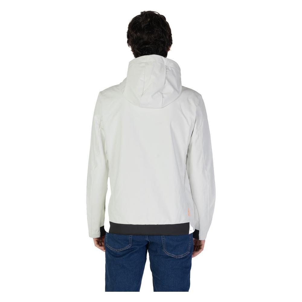 Suns Cream Polyester Jackets & Coat SU-15737100143-IT52 | XL