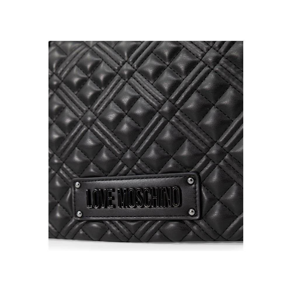 Love Moschino Black Polyethylene Handbag Love Moschino Dark Slate Gray