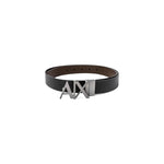Armani Exchange Black Leather Belt AR-7255600009-100 CM / 40 INCHES