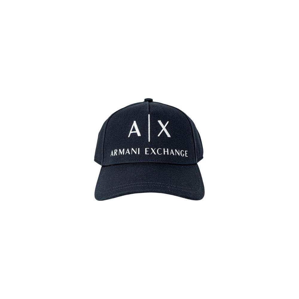 Armani Exchange Blue Cotton Caps Baseball Hat AR-6517000010-UNI