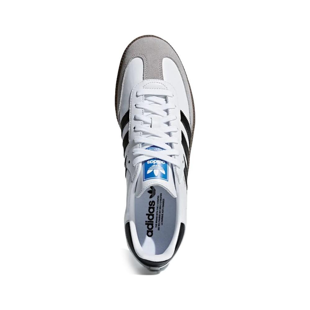 Adidas White Leather SneakerDiscover the Adidas Samba OG B75806 men’s sneakers, an icon of style and comfort. Made from 100% leather, these shoes offer excellent durability and a perfect fit. The classic design, enhanced by distinctive details, makes them