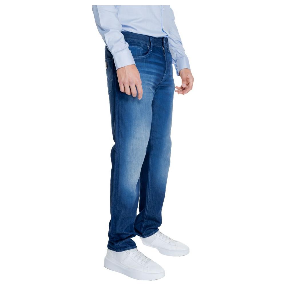 Armani Exchange Blue Cotton Skinny Pant AR-14713900237-W38 | L32