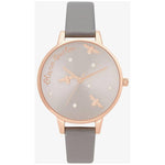Olivia Burton Gray Artificial Leather Watch OBOB16PQ03AC