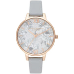 Olivia Burton Gray Artificial Leather Watch OBOB16TZ01AC