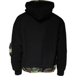 Dolce & Gabbana Black Pocket CottonHooded Sweatshirt Sweater TSH87003-46