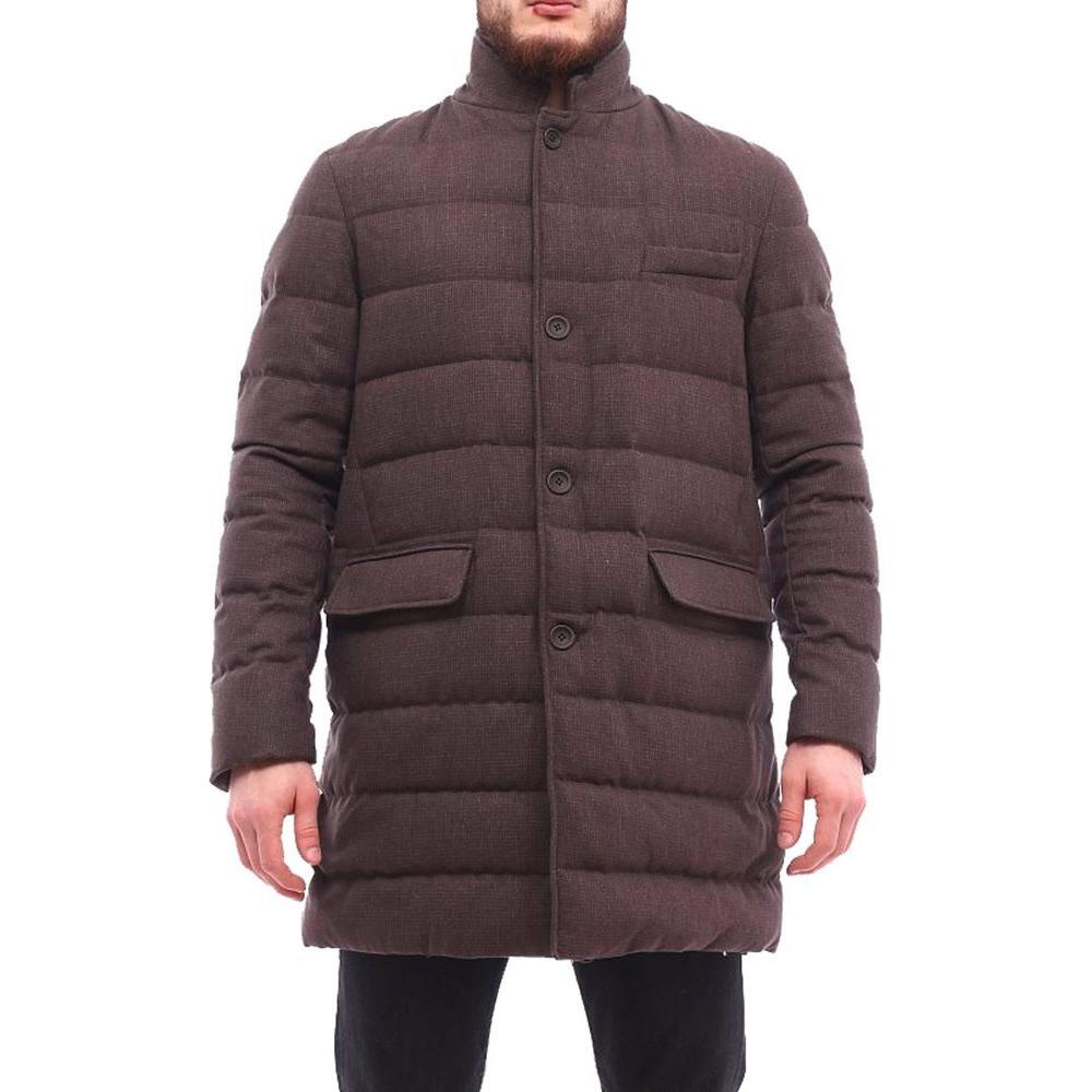 Herno Brown Wool Jacket HE-14315-IT50 | L