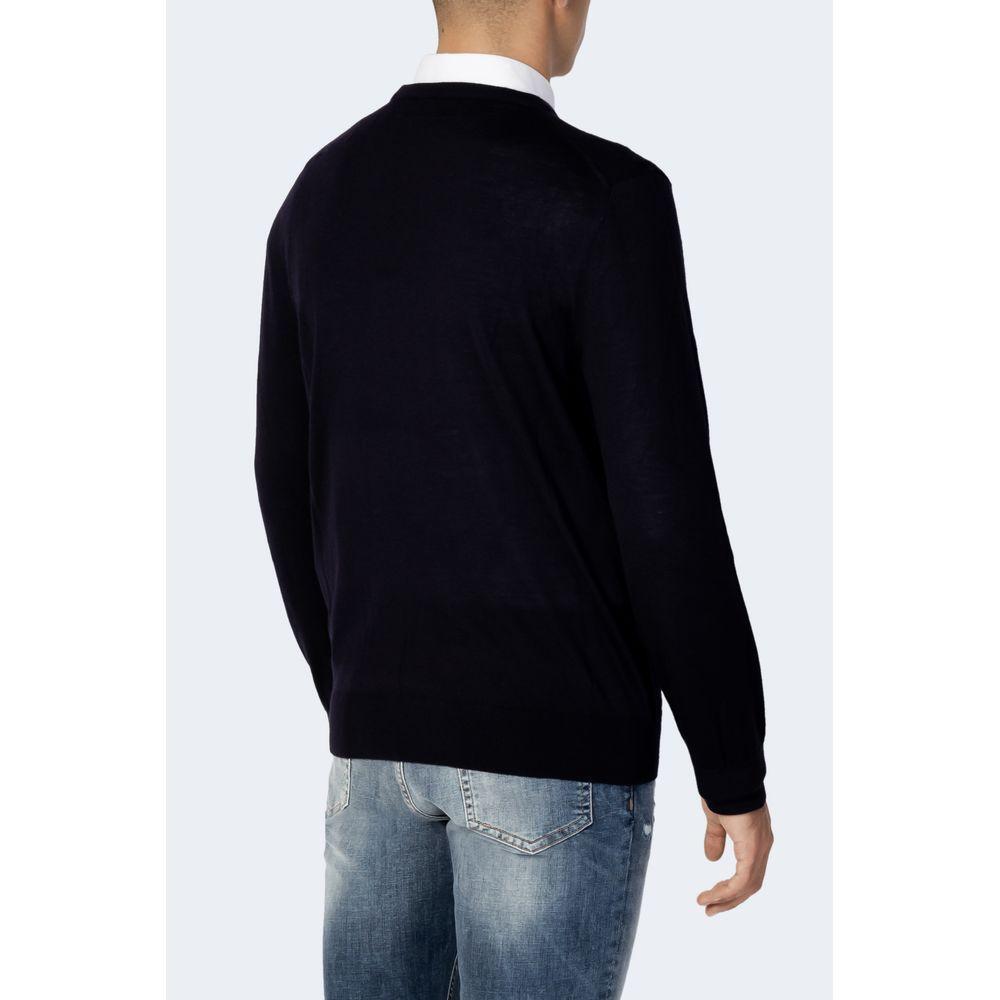 Armani Exchange Blue Wool Sportswear AR-2141200010-IT48 | L