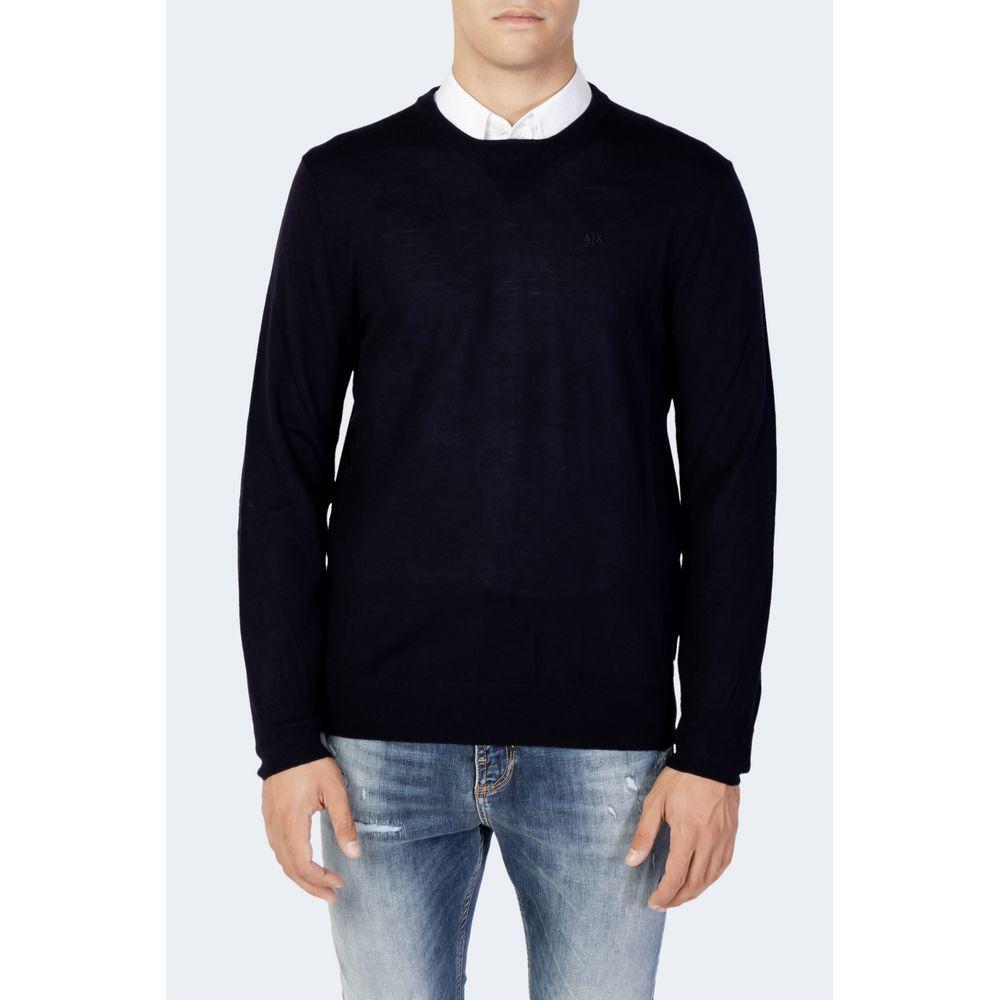 Armani Exchange Blue Wool Sportswear AR-2141200010-IT48 | L
