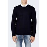 Armani Exchange Blue Wool Sportswear AR-2141200010-IT48 | L