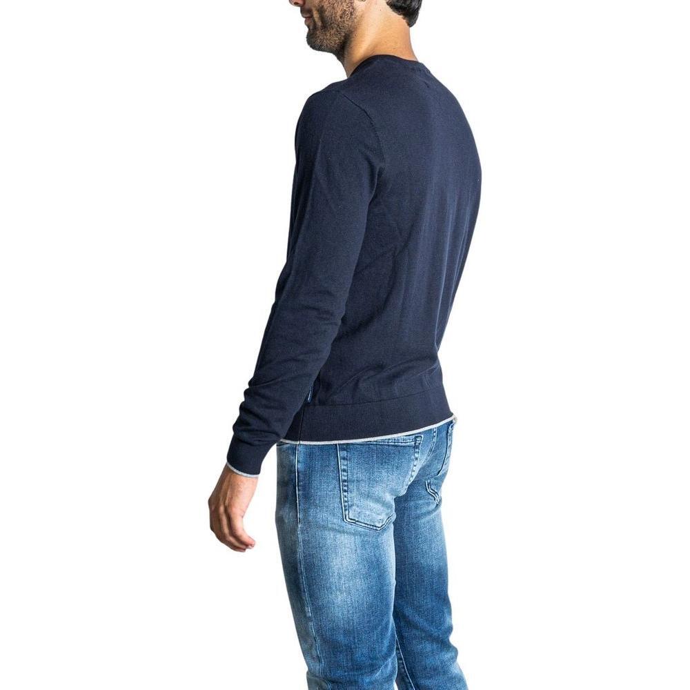 Armani Exchange Blue Cotton Sportswear AR-7252200010-IT44 | S