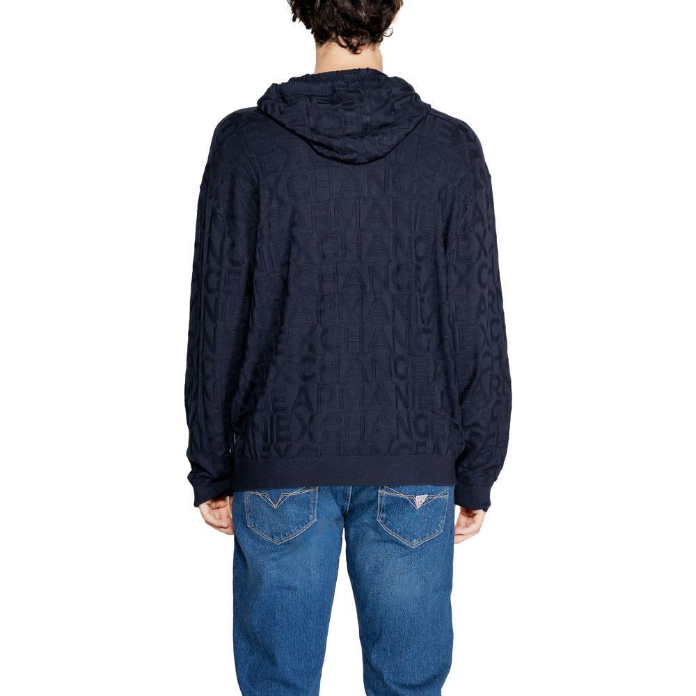 Armani Exchange Blue Viscose Sportswear AR-14712200010-IT44 | S