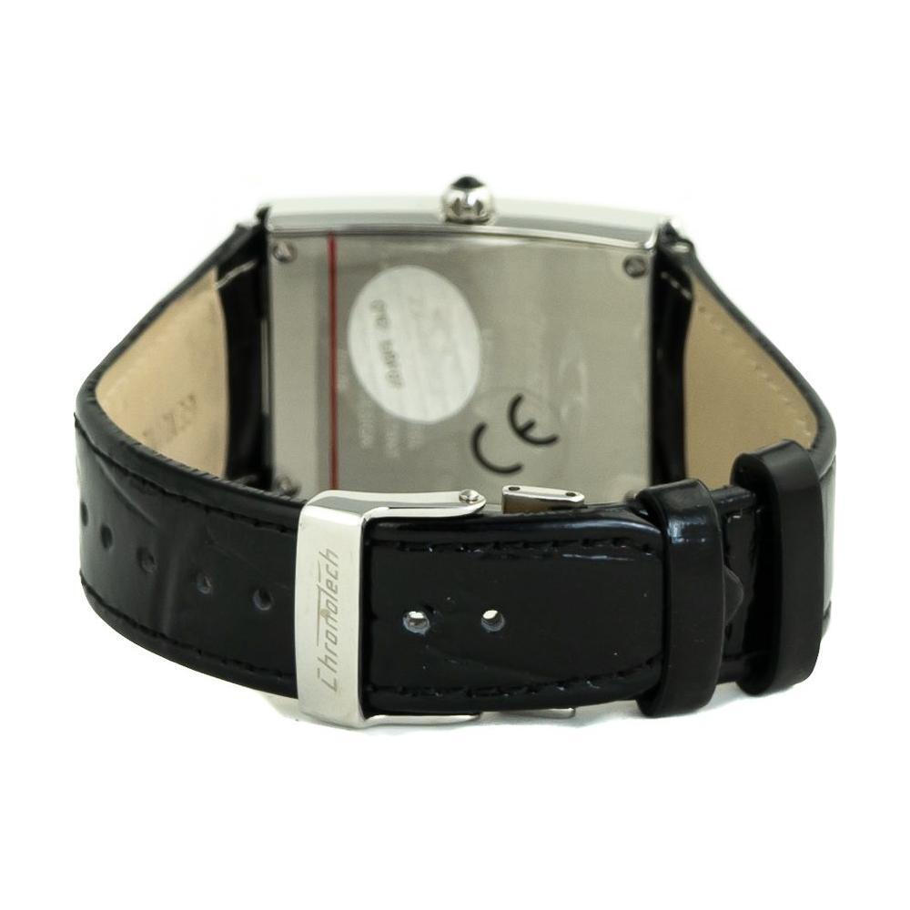 Chronotech Silver Stainless Steel Dress Watch