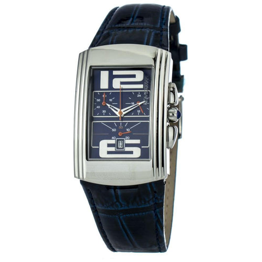 Chronotech Blue Leather Watch