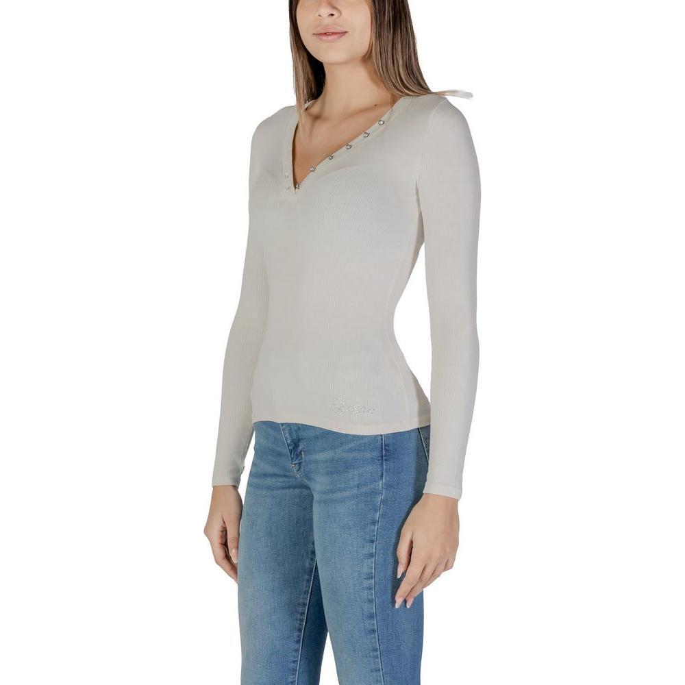 Guess Cream Viscose Long Sleeve GU-14687700143-XXL