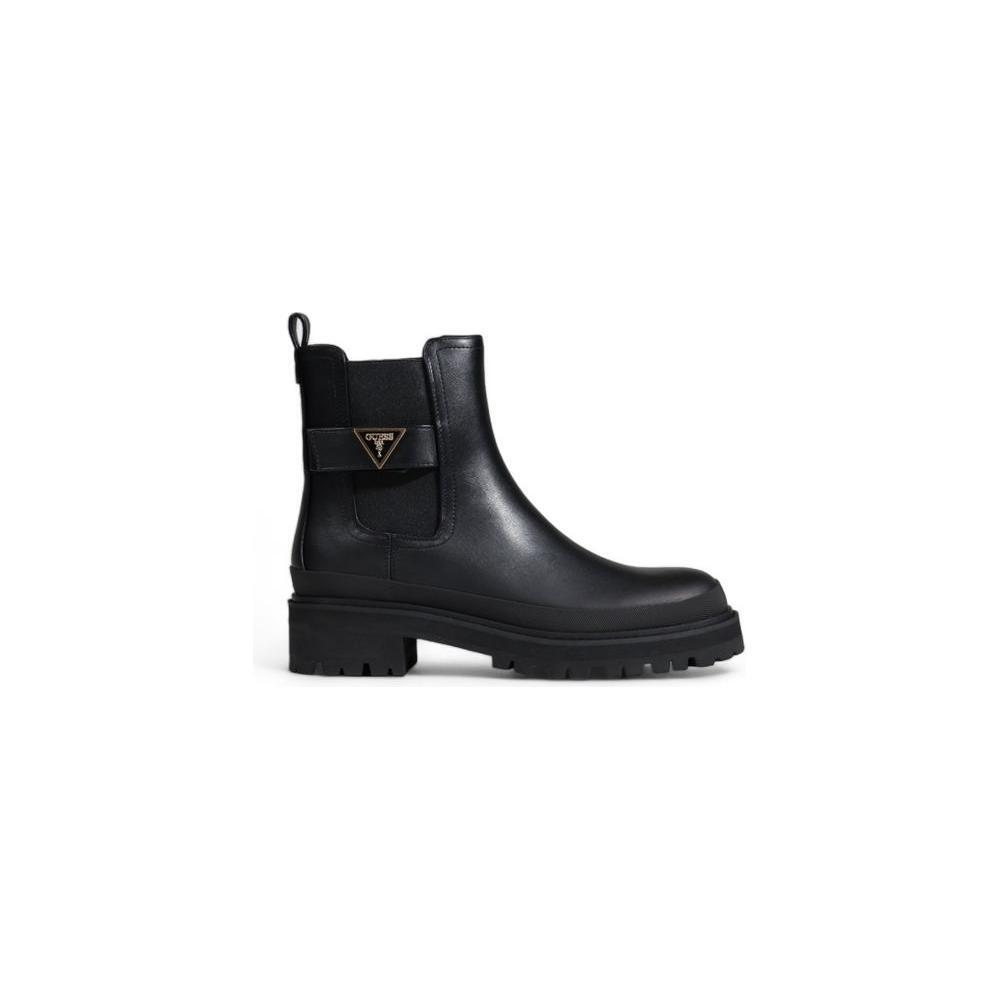 Guess Black Polyethylene Ankle Boots