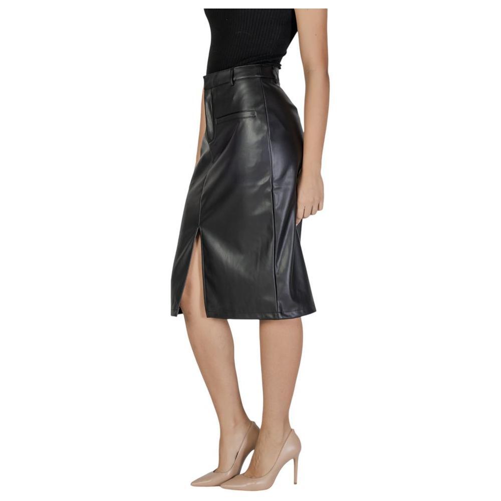 Vila Clothes Black Polyester Long VI-15726600009-IT40|S