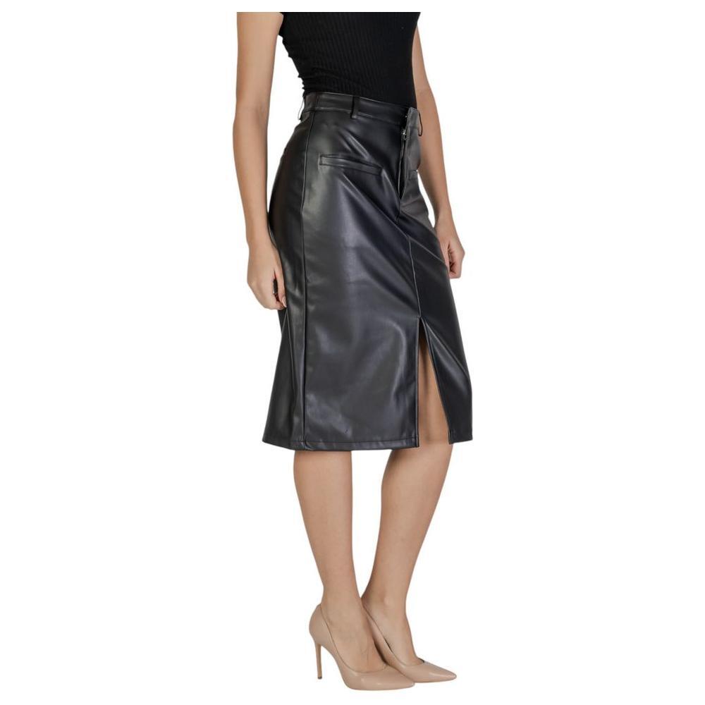 Vila Clothes Black Polyester Long VI-15726600009-IT40|S